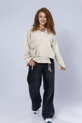 Pure cotton linen cross jacket