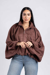 Oversize Suede Jacket