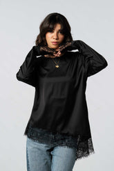 Silk Lace Blouse