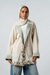 Threaded Linen Blazer