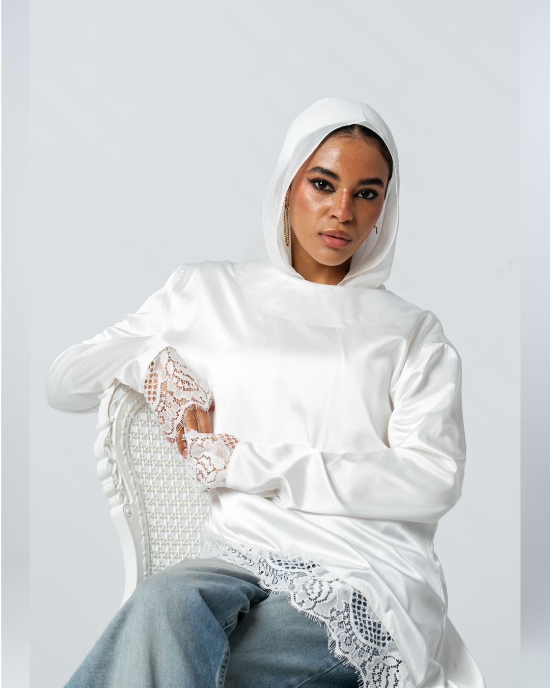 Silk Lace Blouse