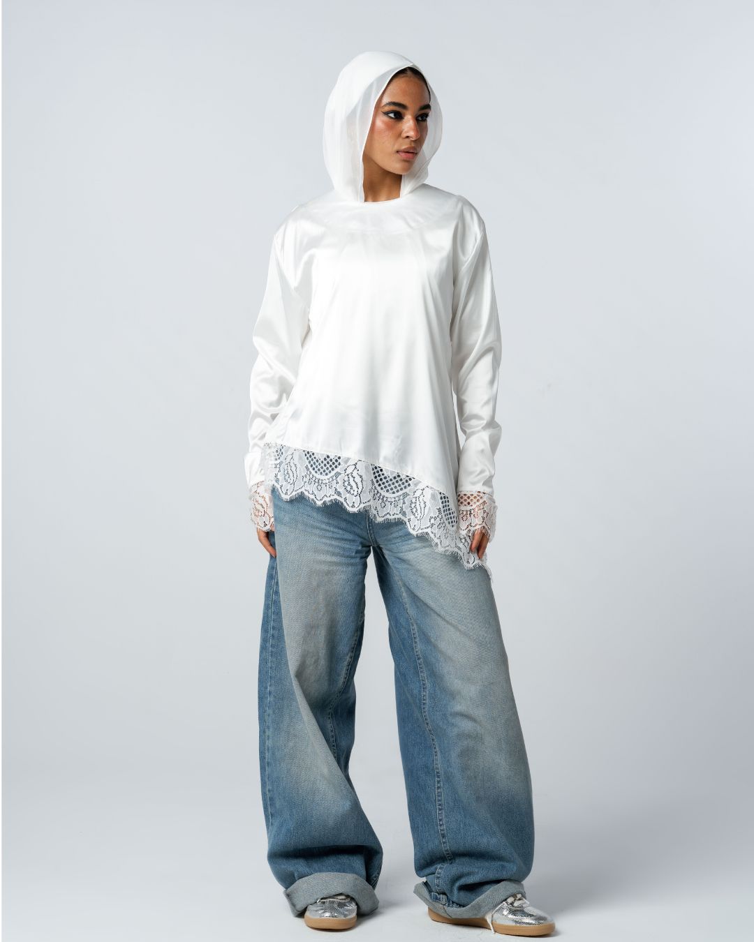 Silk Lace Blouse