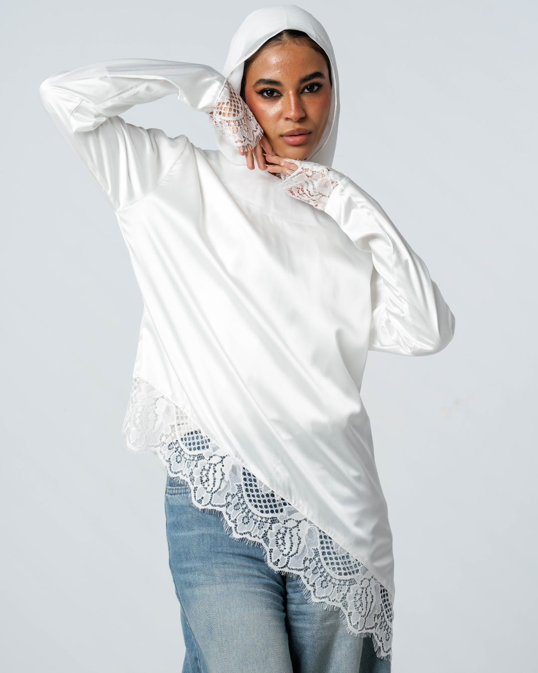 Silk Lace Blouse