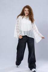 Boho Mesh Blouse