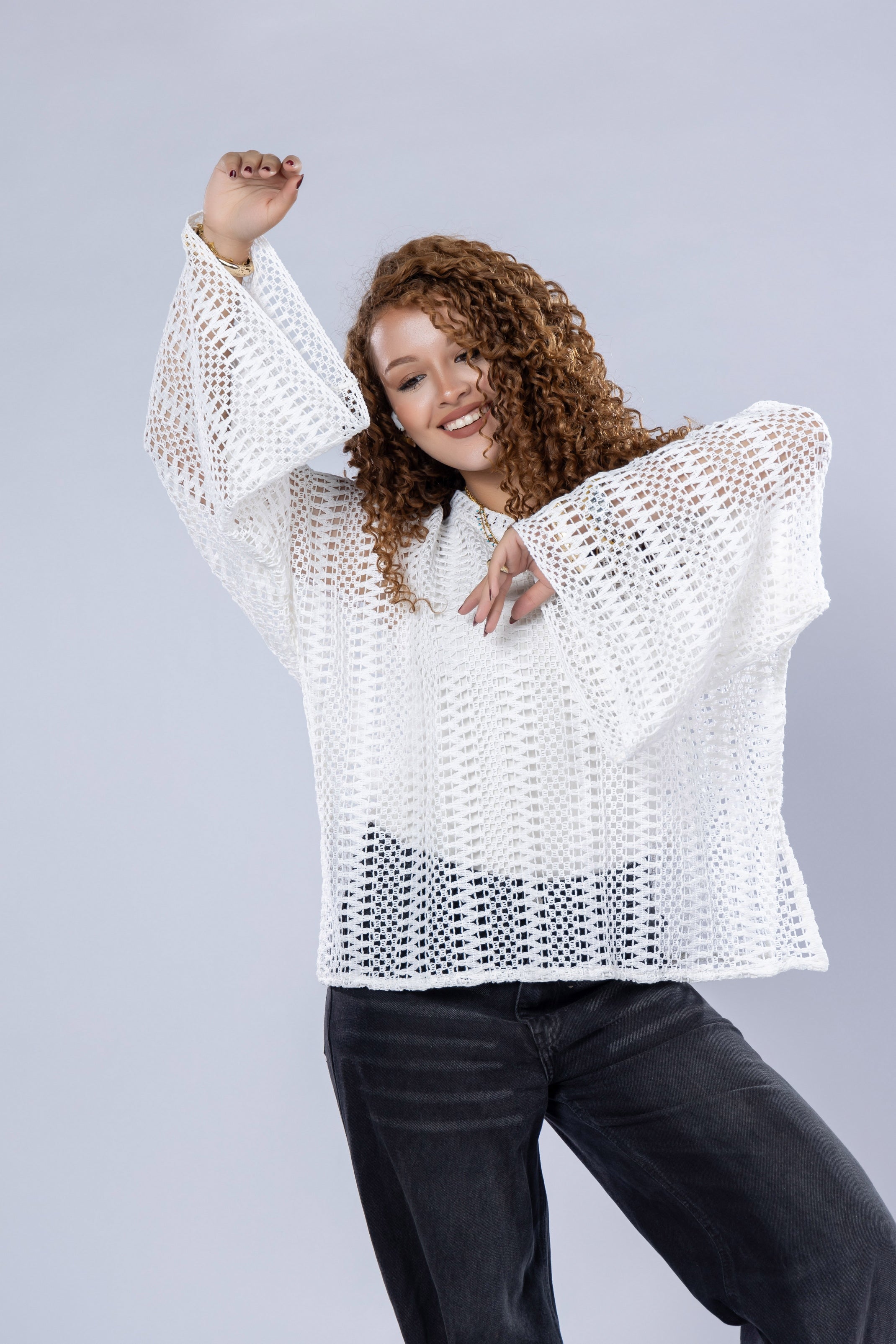 Boho Mesh Blouse