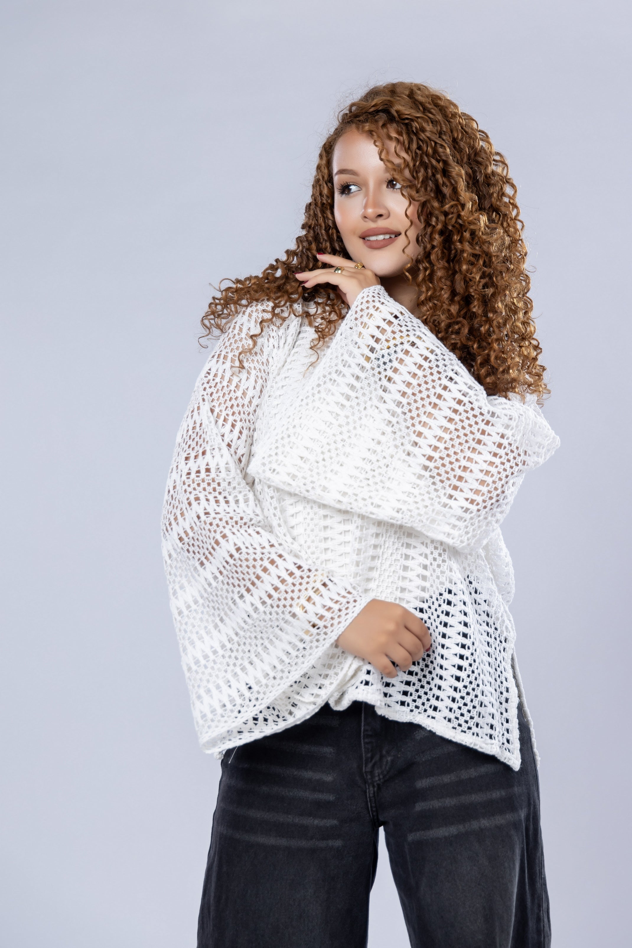 Boho Mesh Blouse