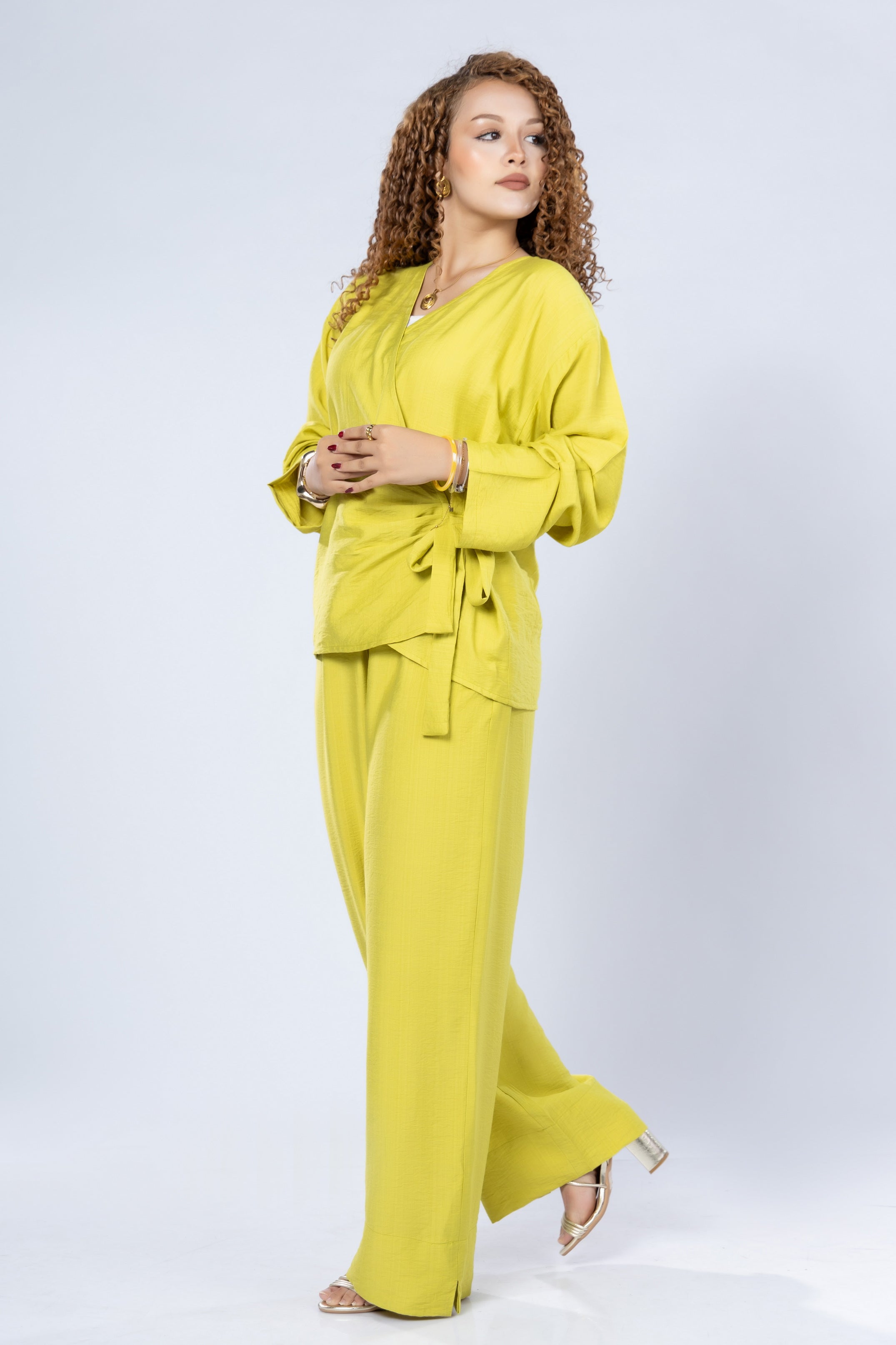 Soft Wrap Linen Top – Lightweight Indonesian Blend