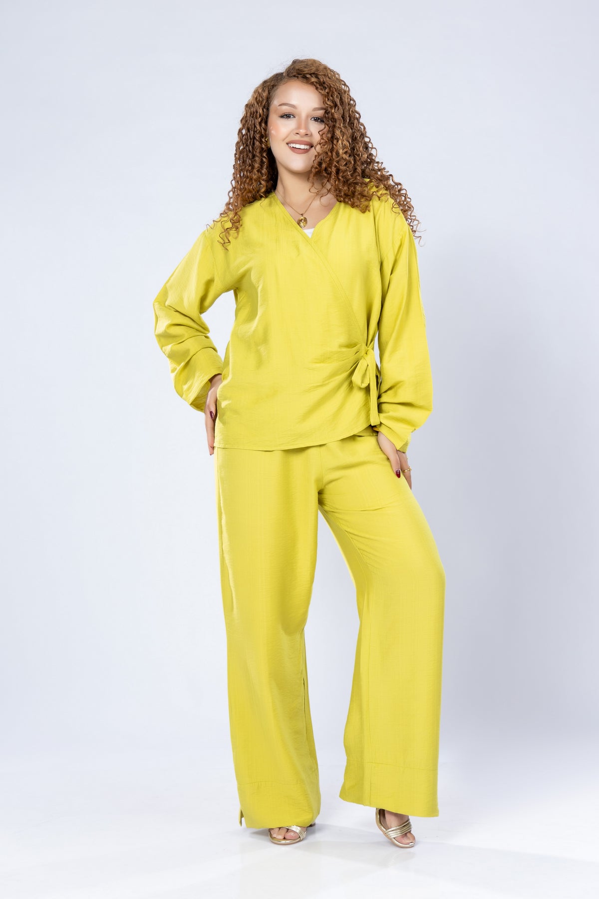 Soft Wrap Linen Top – Lightweight Indonesian Blend