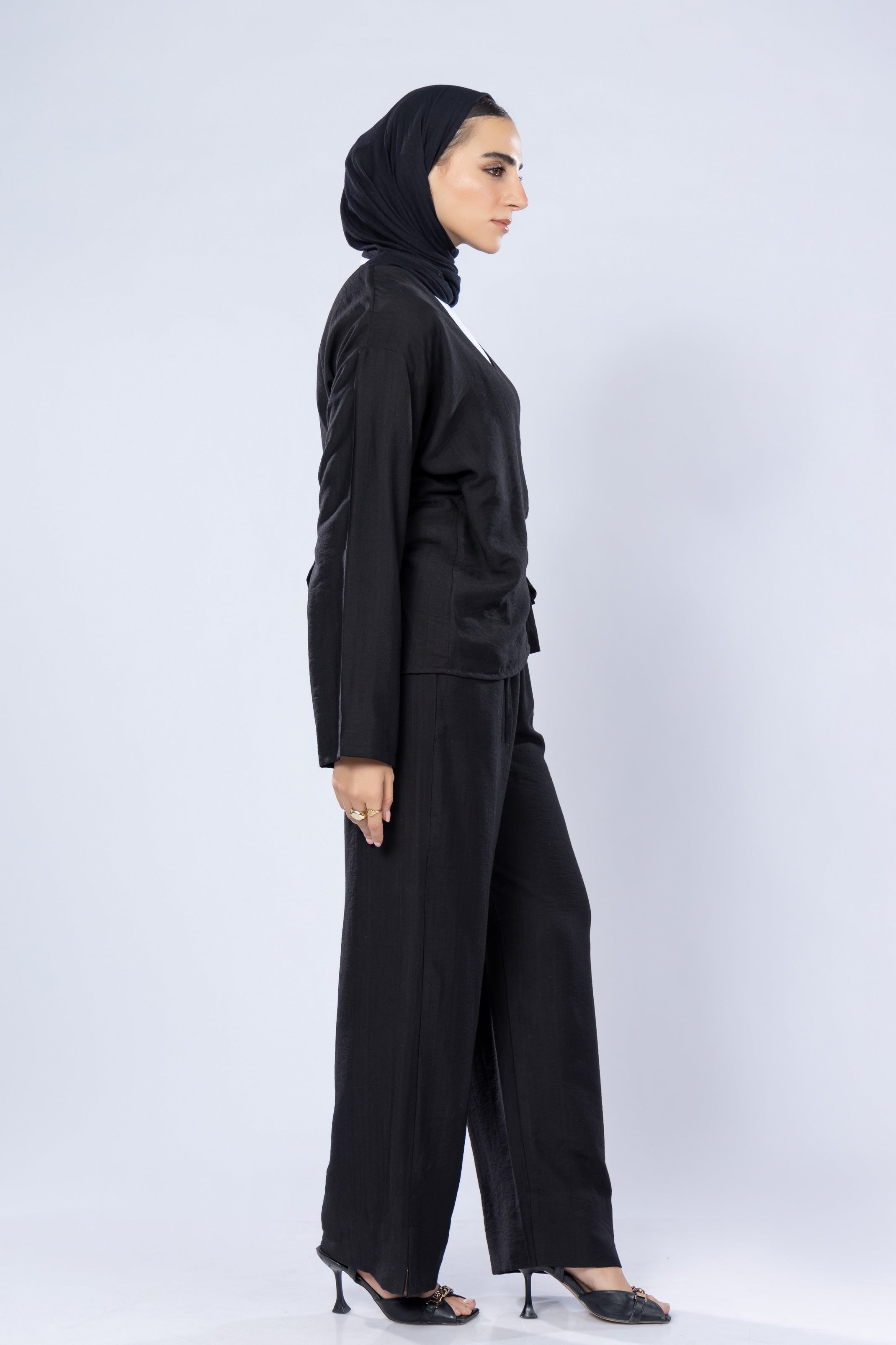 Soft Wrap Linen Top – Lightweight Indonesian Blend