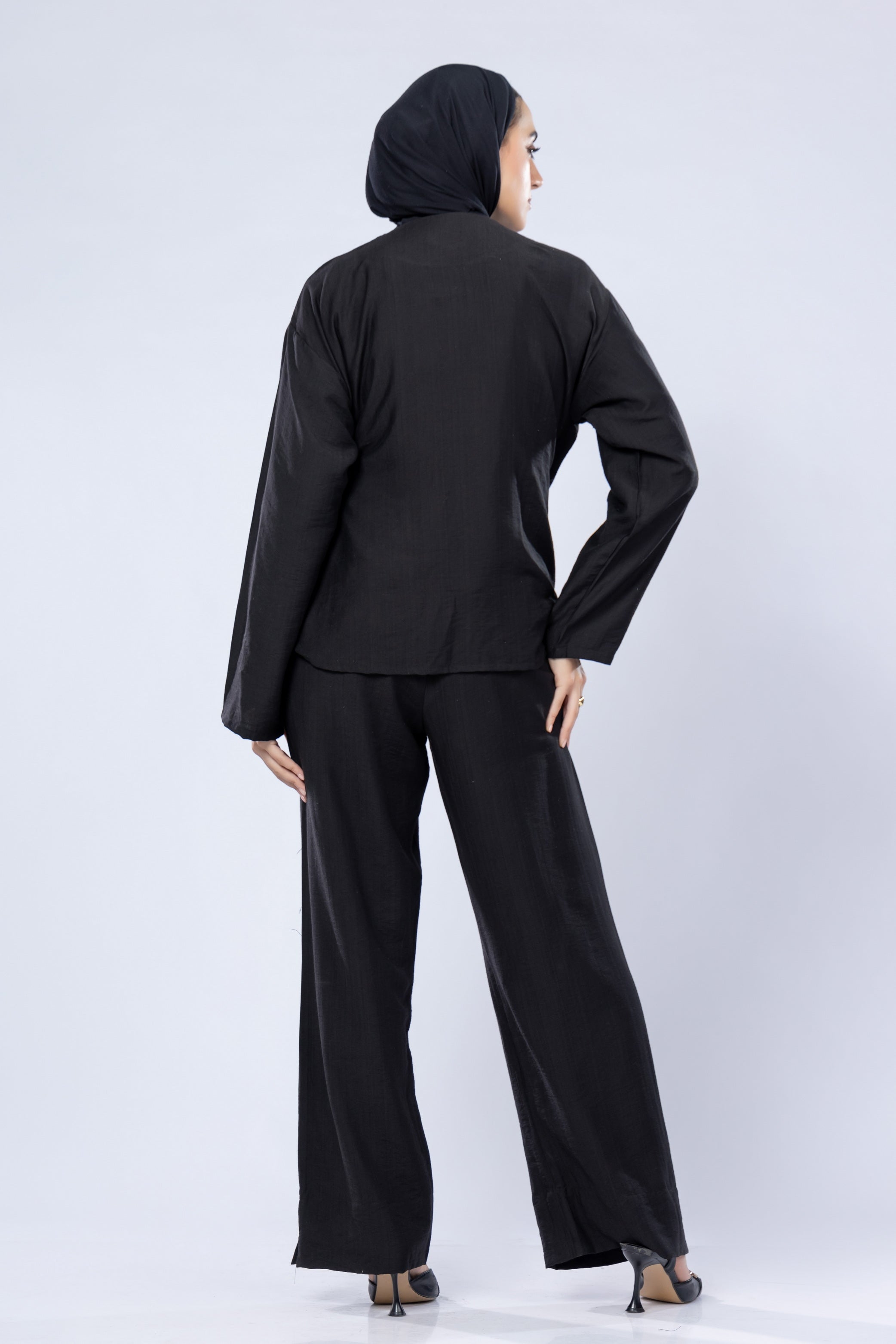 Soft Wrap Linen Top – Lightweight Indonesian Blend