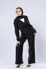 Soft Wrap Linen Top – Lightweight Indonesian Blend