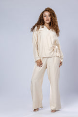 Soft Wrap Linen Top – Lightweight Indonesian Blend
