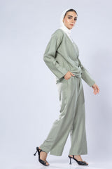 Soft Wrap Linen Top – Lightweight Indonesian Blend