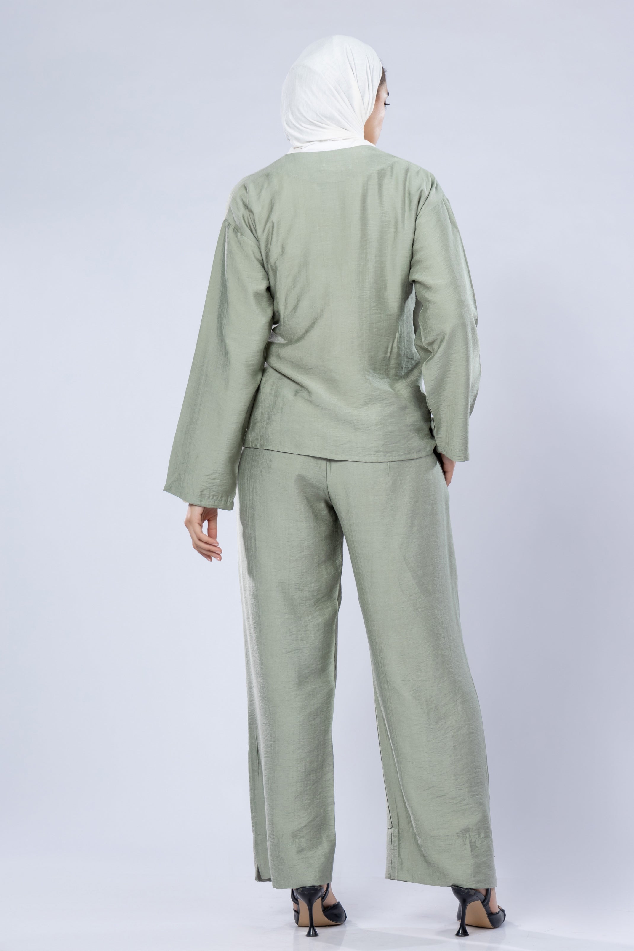 Soft Wrap Linen Top – Lightweight Indonesian Blend