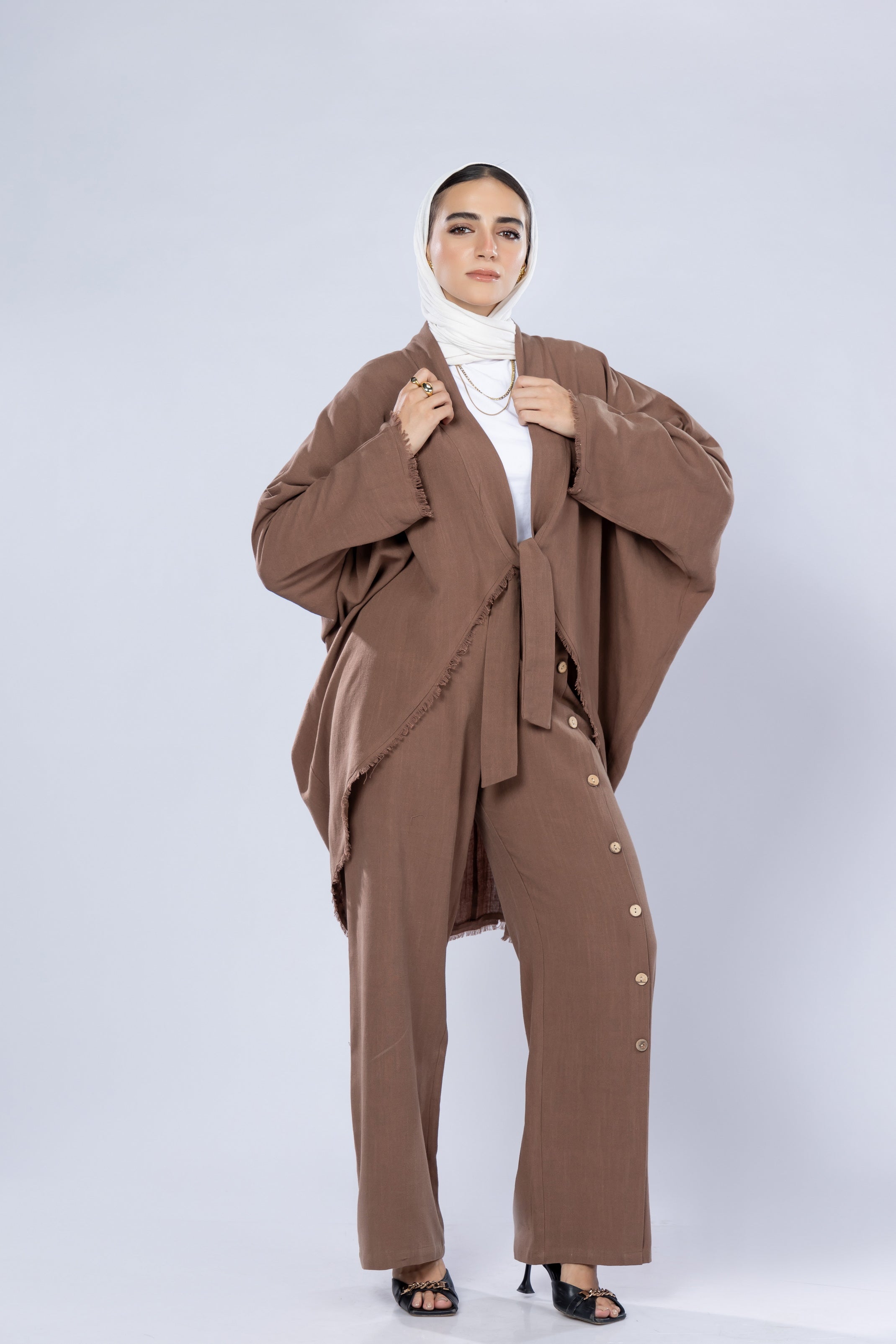Washed Linen Cardigan