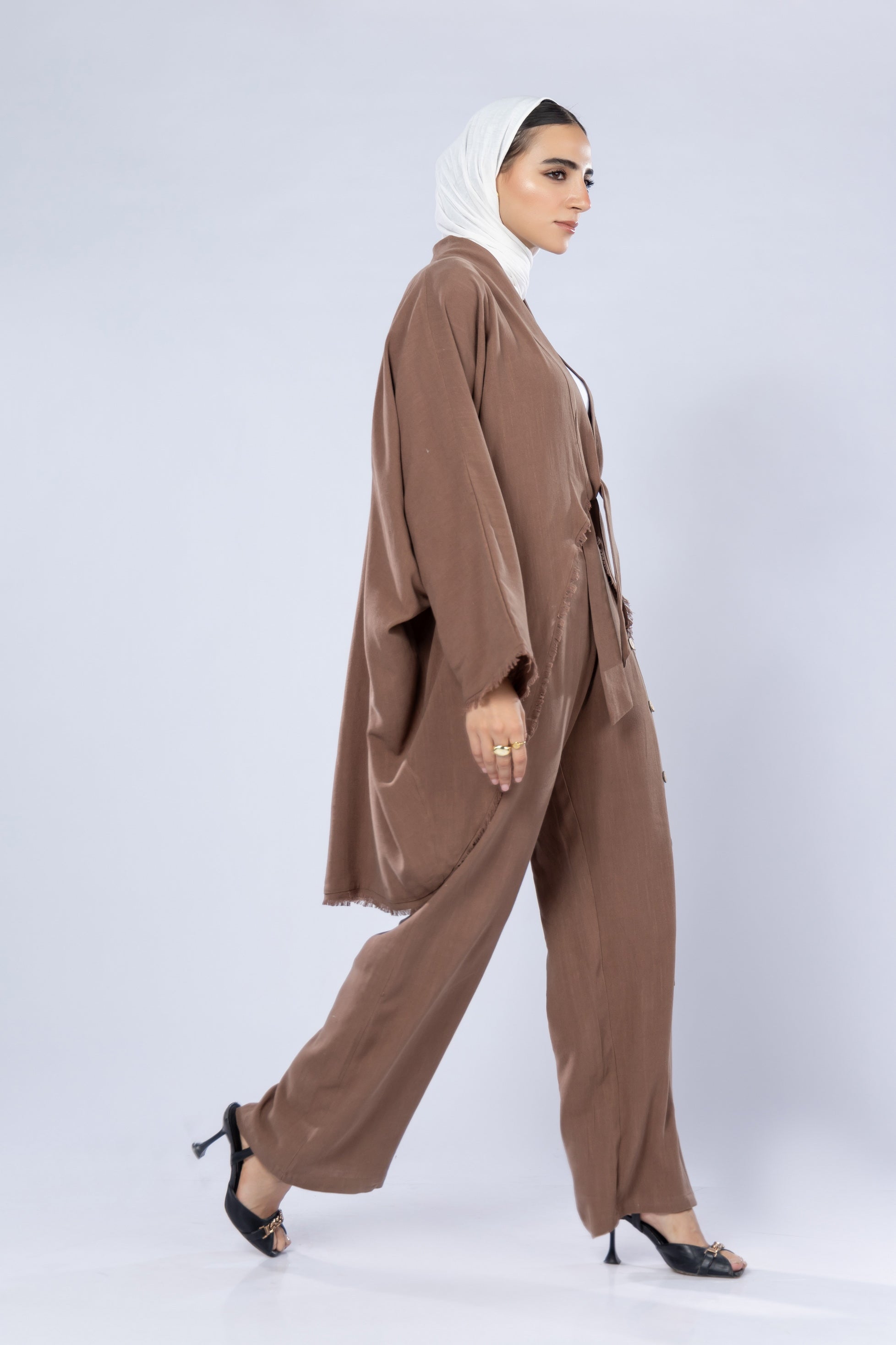 Washed Linen Cardigan