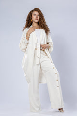 Washed Linen Cardigan