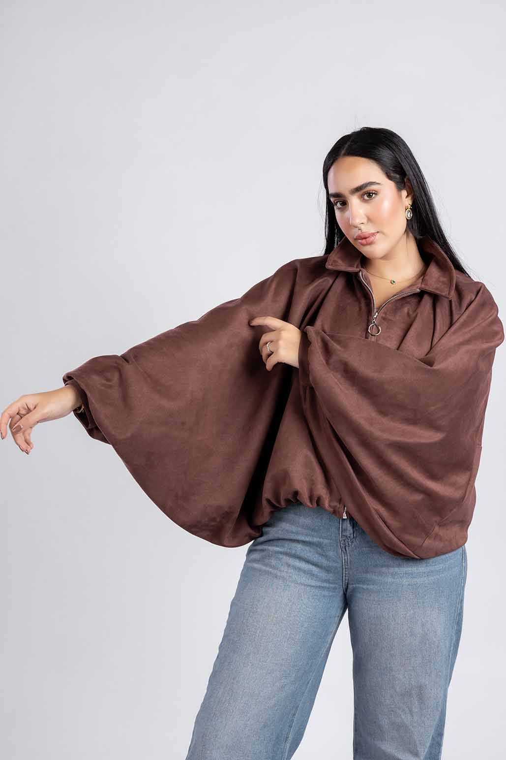 Oversize Suede Jacket