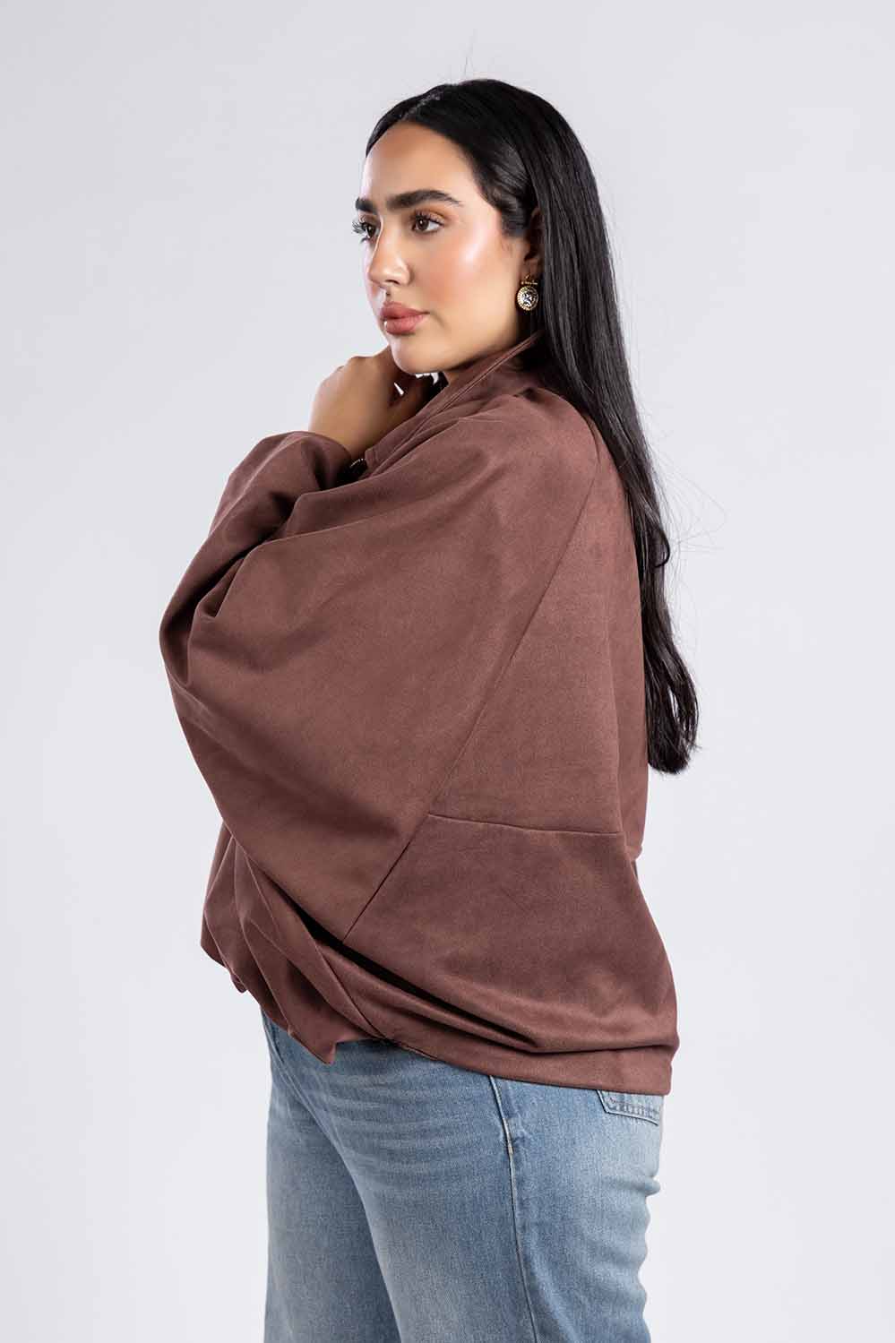 Oversize Suede Jacket