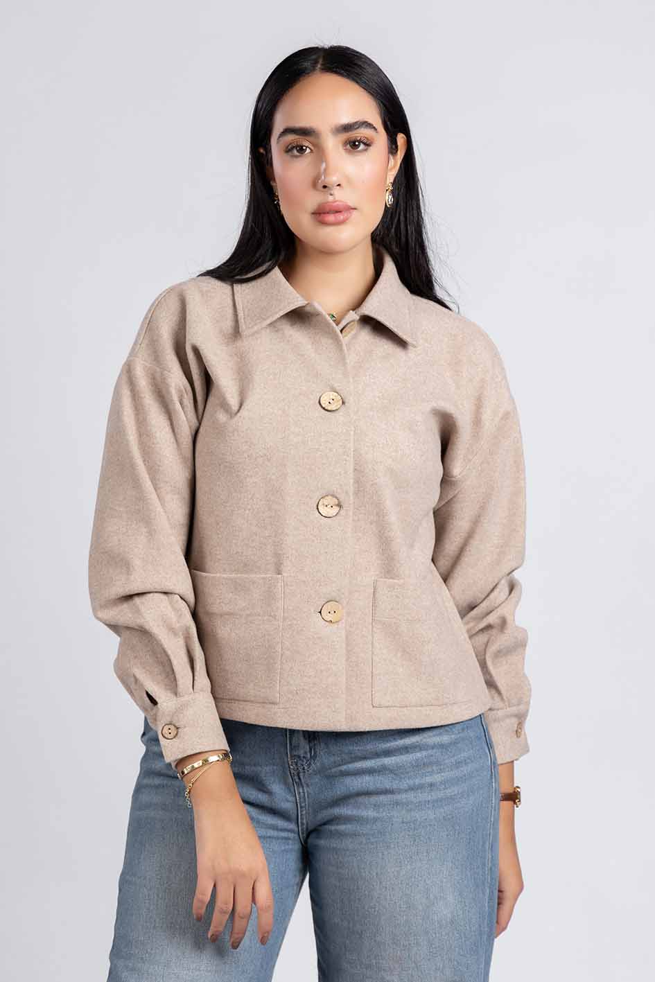Wool Jacket with buttons