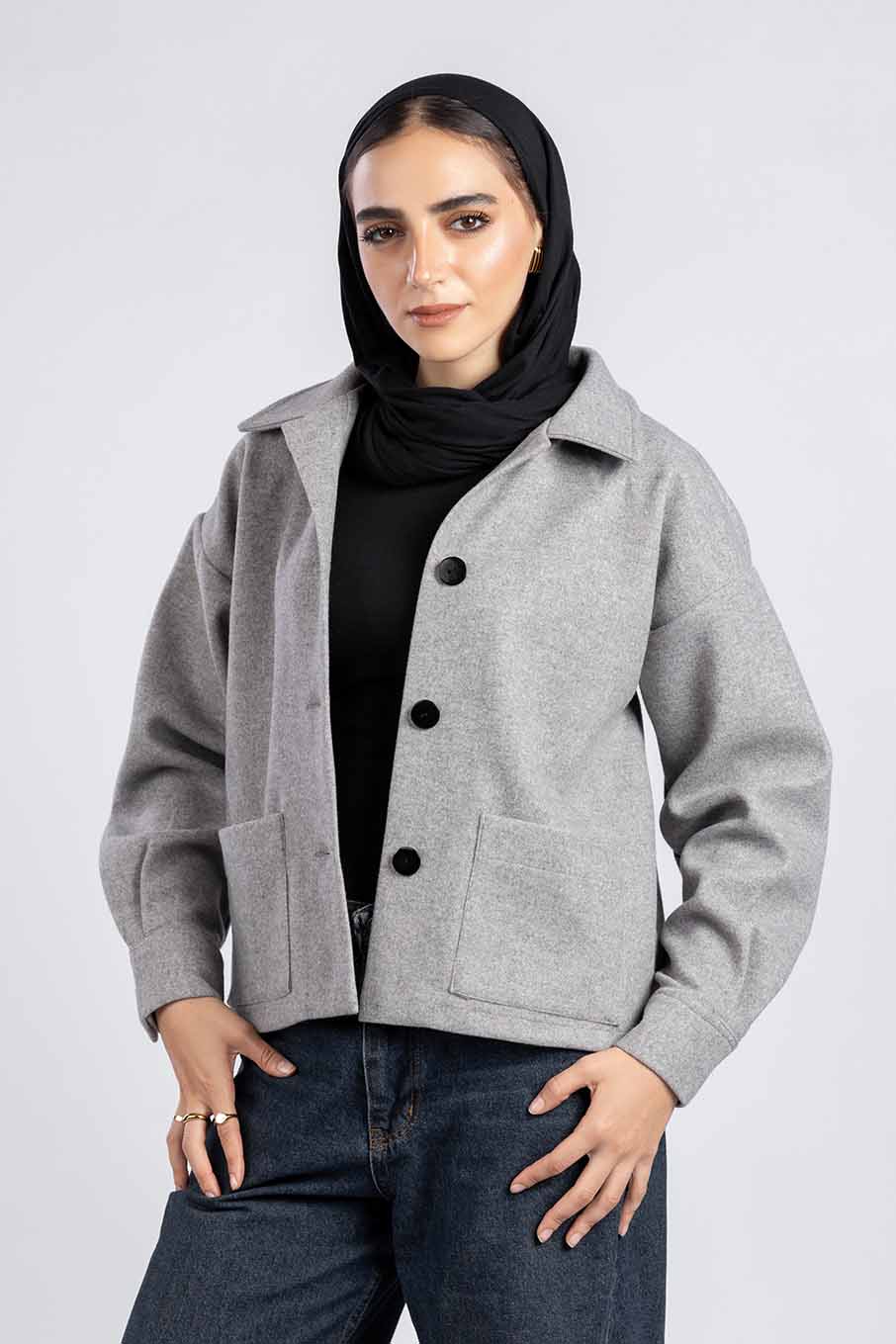 Wool Jacket with buttons