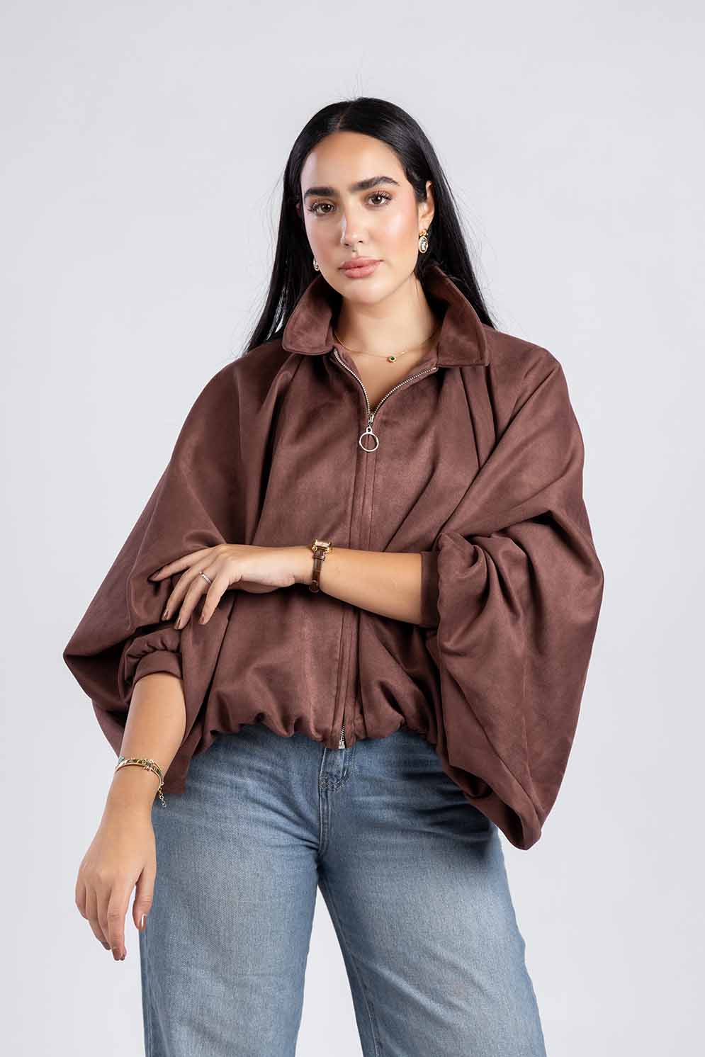 Oversize Suede Jacket