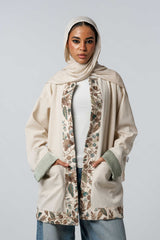 Threaded Linen Blazer