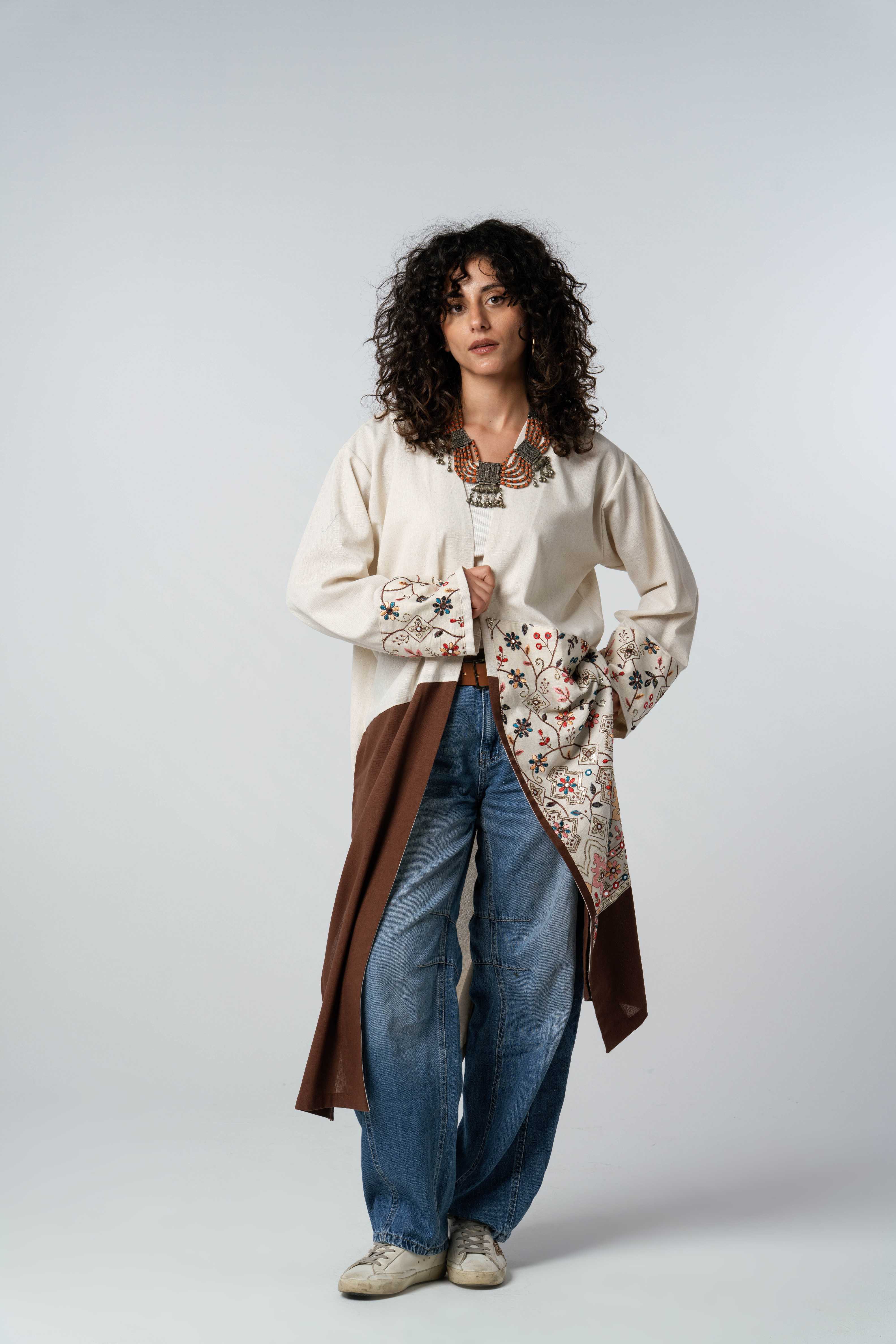 Warm Cocoa Kimono Jacket