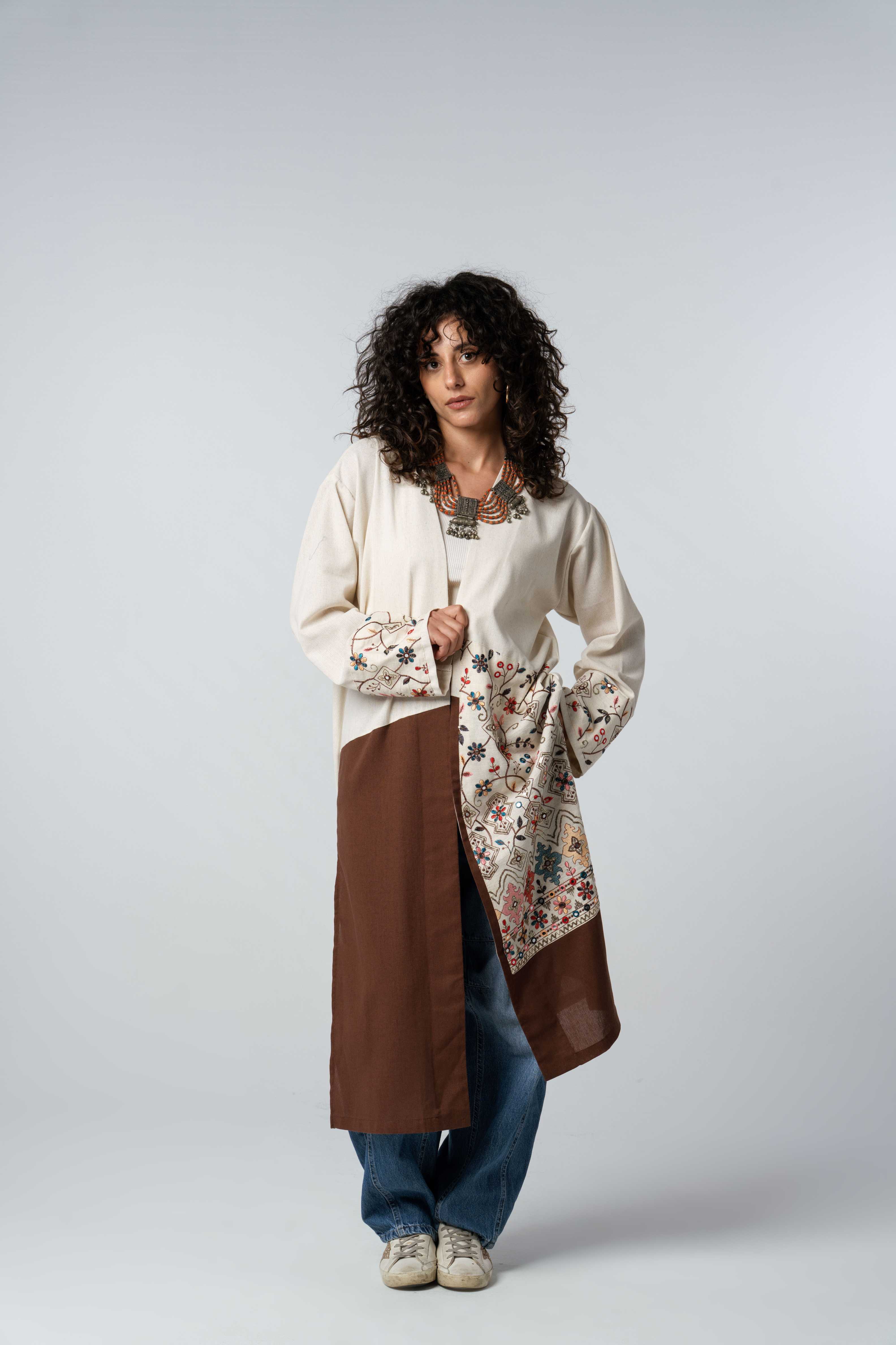 Warm Cocoa Kimono Jacket