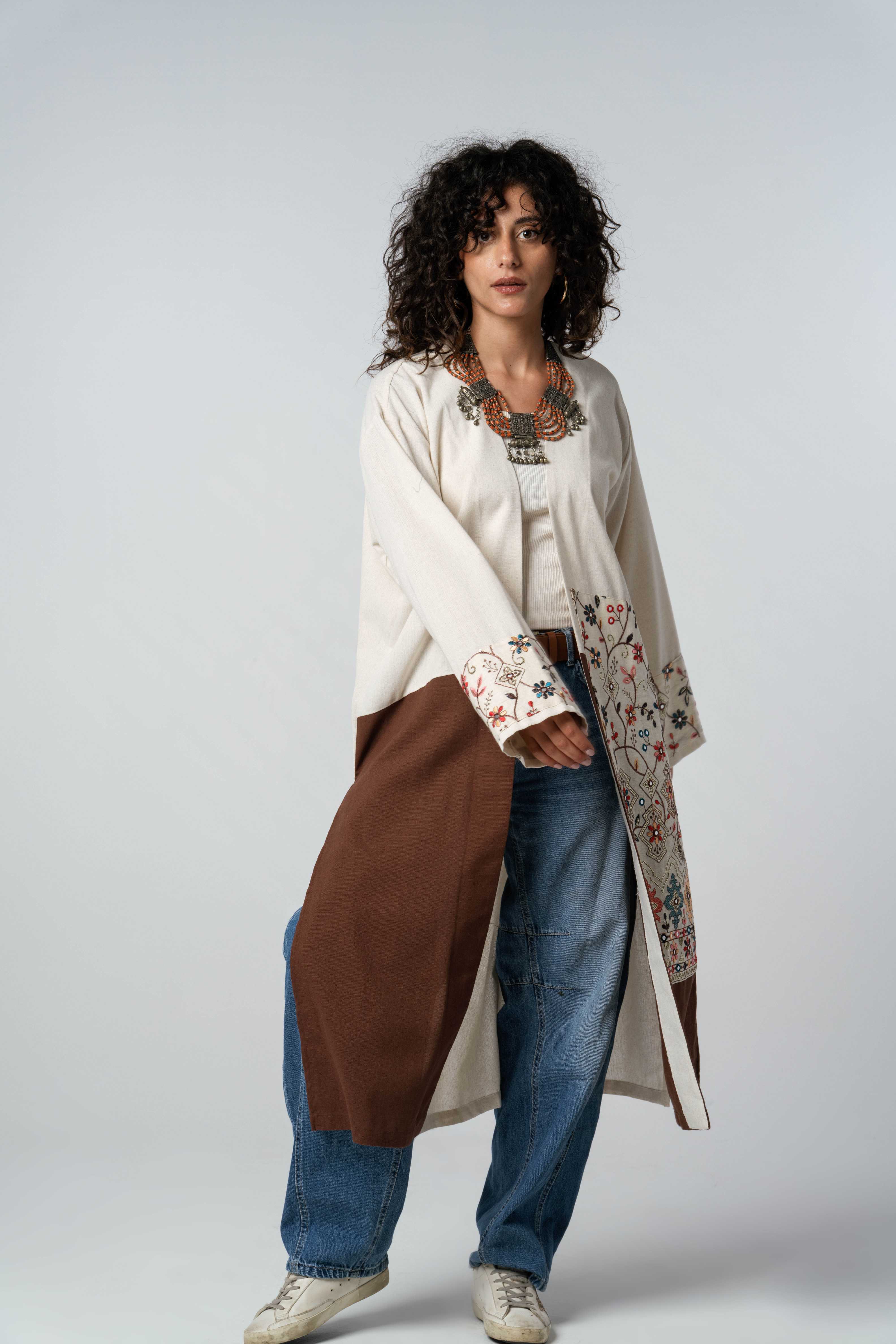 Warm Cocoa Kimono Jacket