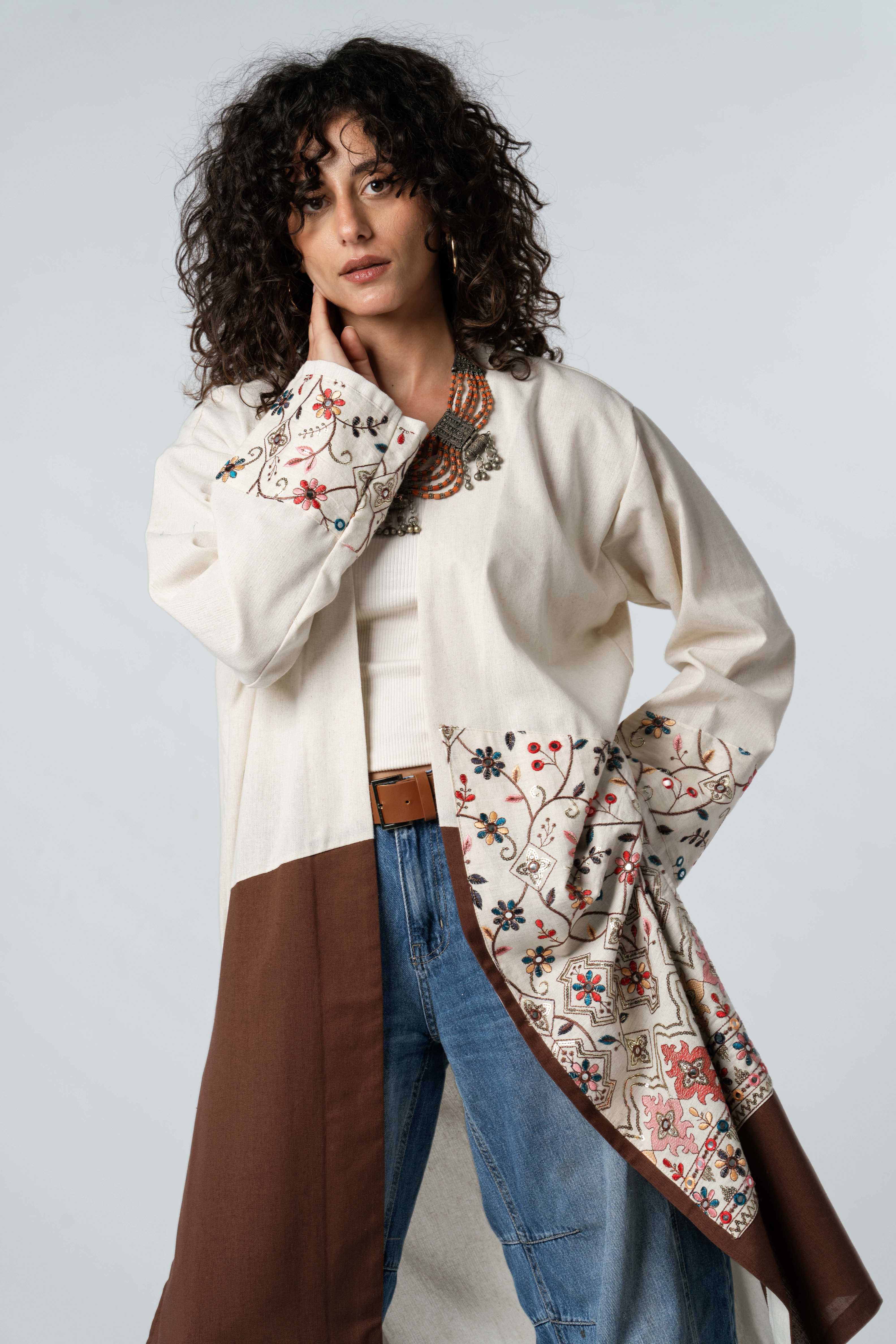 Warm Cocoa Kimono Jacket