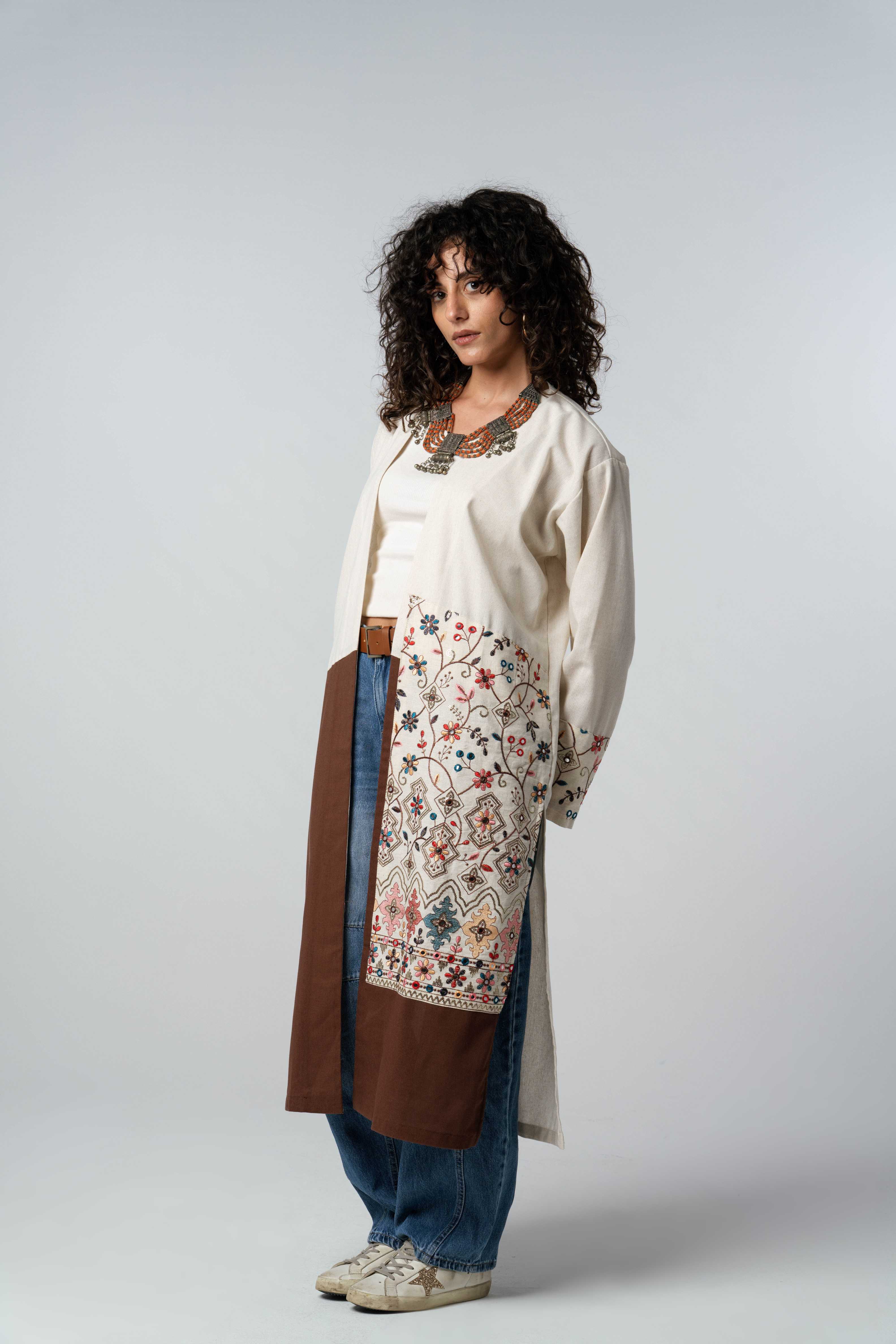 Warm Cocoa Kimono Jacket