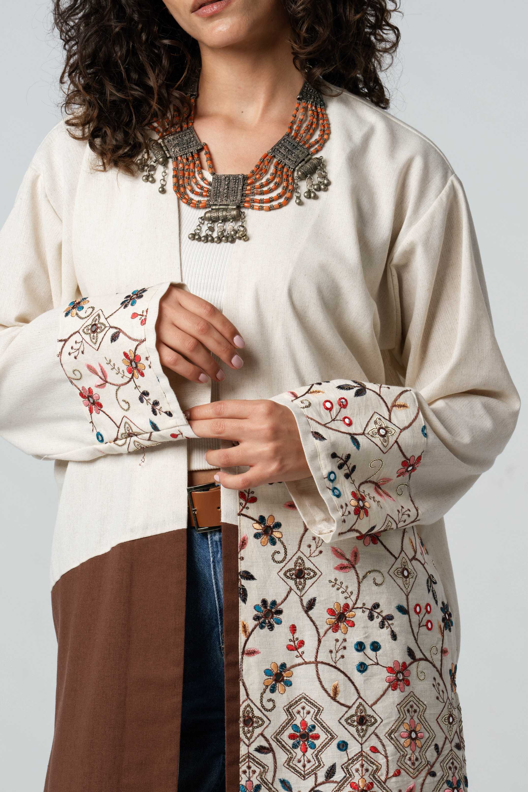 Warm Cocoa Kimono Jacket