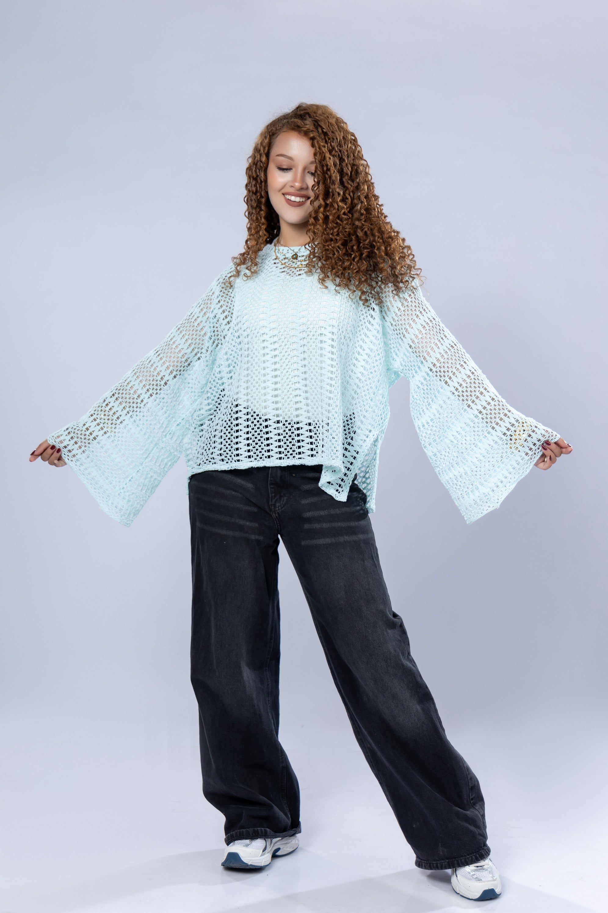 Boho Mesh Blouse